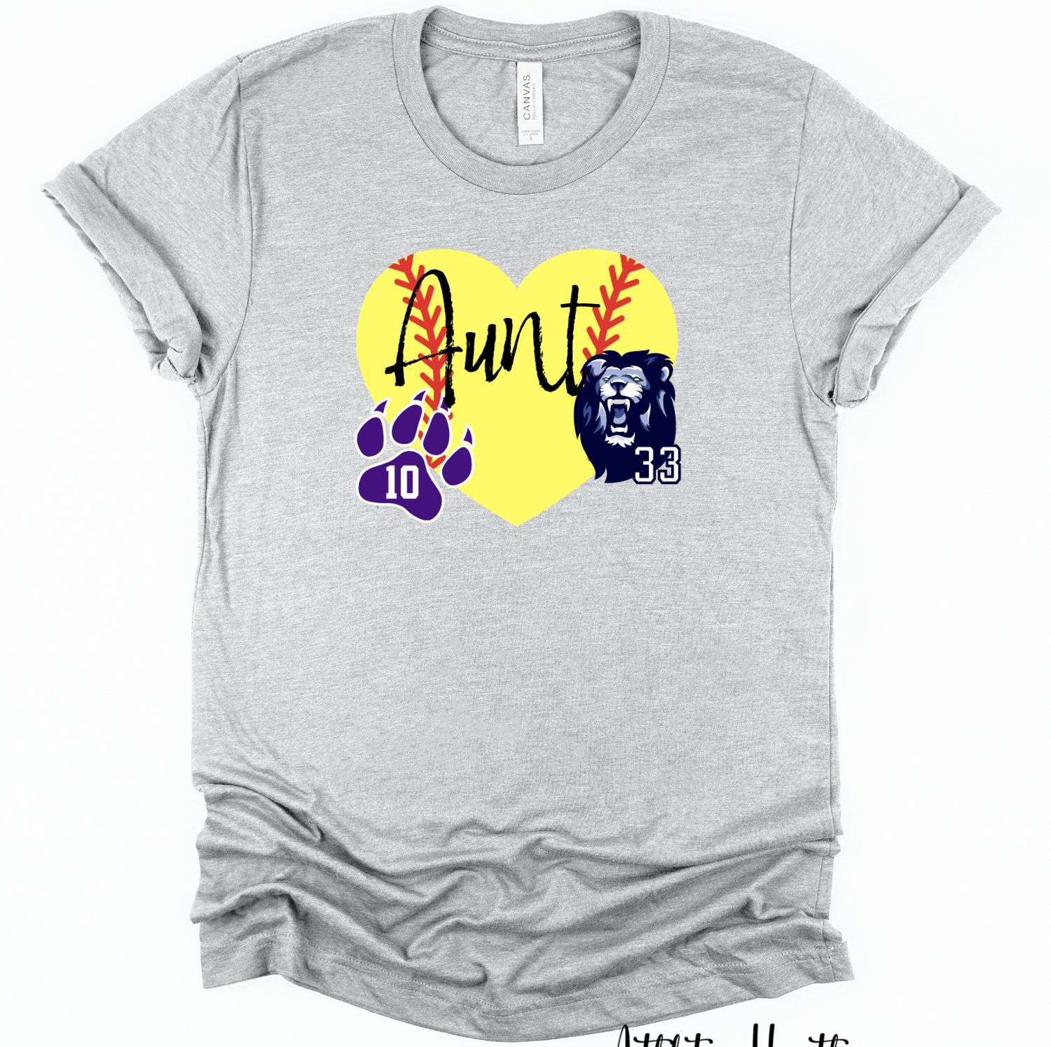 Softball Aunt custom