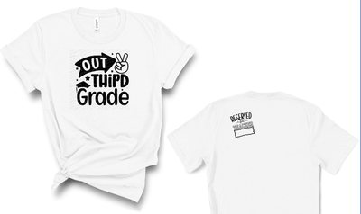 Peace out grade autograph shirt