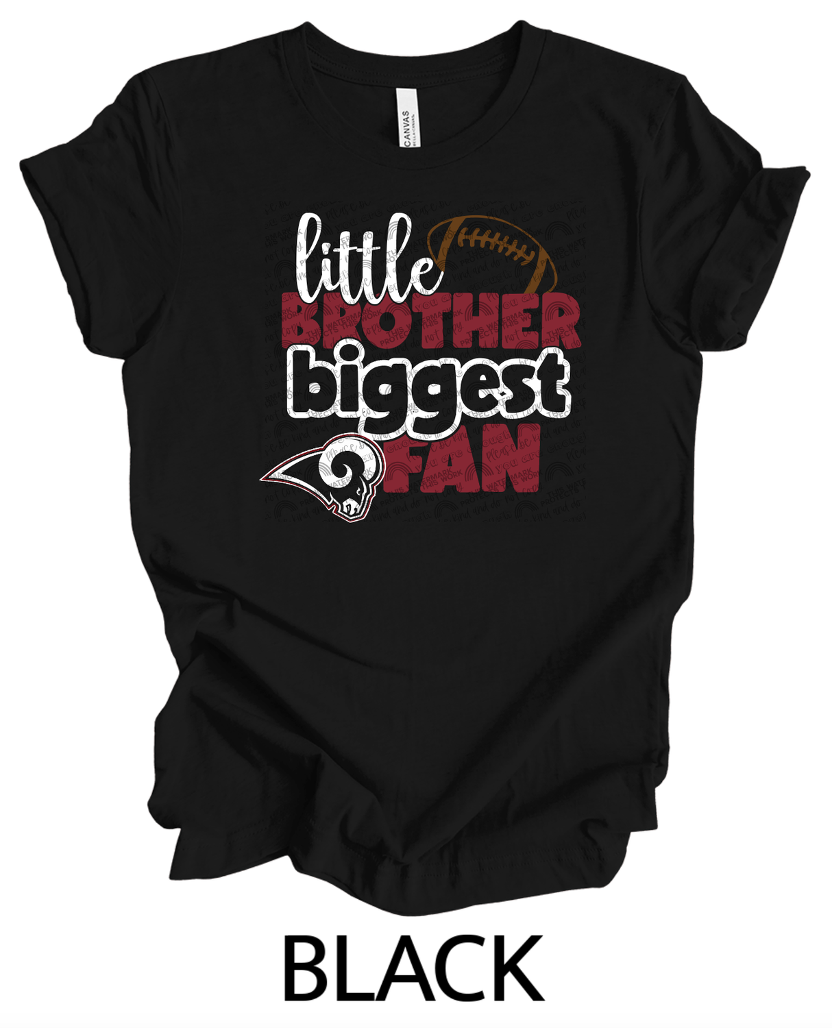 Rams football- Little brother biggest fan shirt