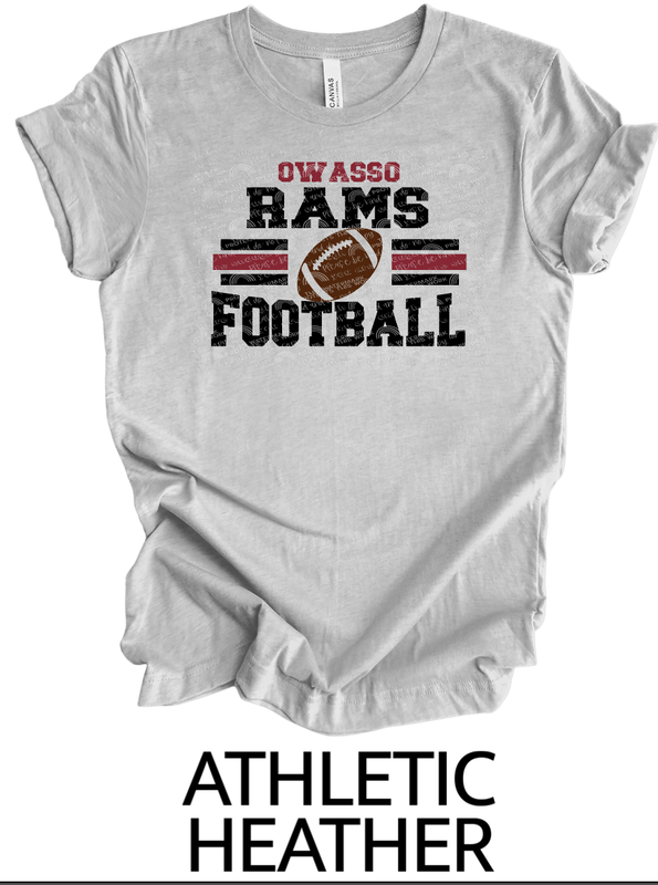 Owasso rams football shirt