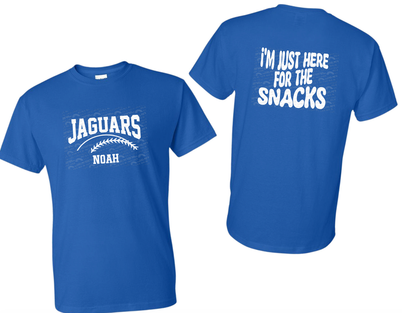 Jaguars softball- I&#39;m just here for the snacks