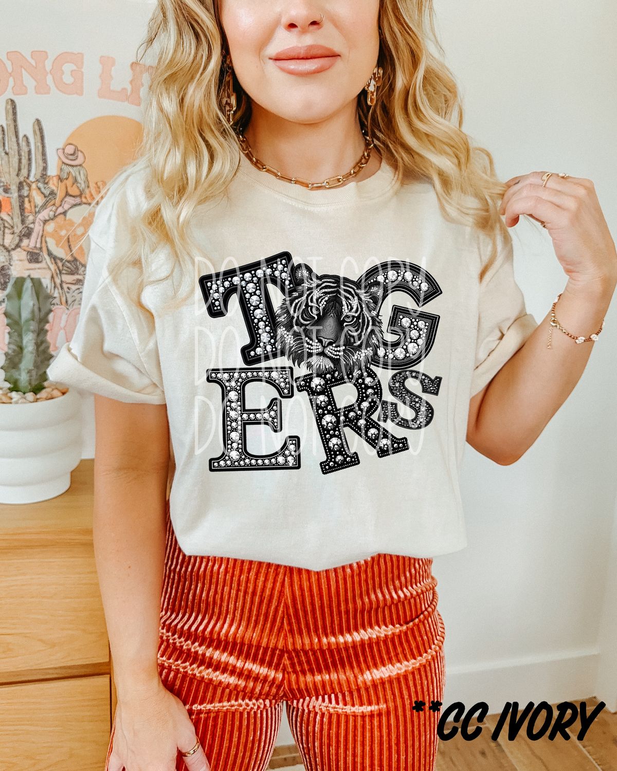 Tigers (Faux Rhinestone)