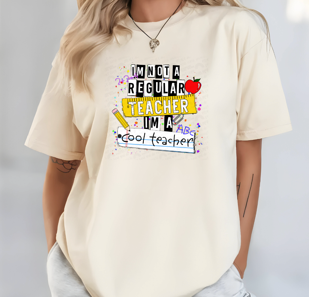 I&#39;m not a regular teacher I&#39;m a cool teacher