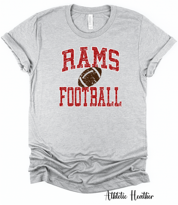 Rams football (red)
