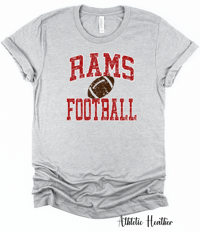 Rams football (red)