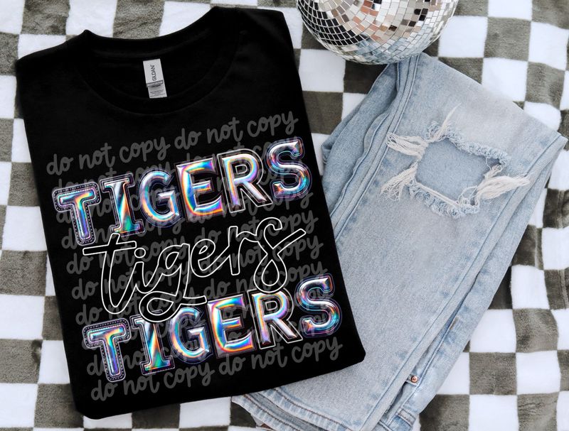 Tigers halographic