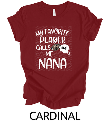 My favorite player calls me nana