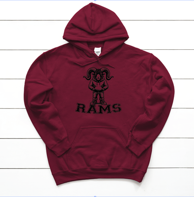 Ram in hoodie