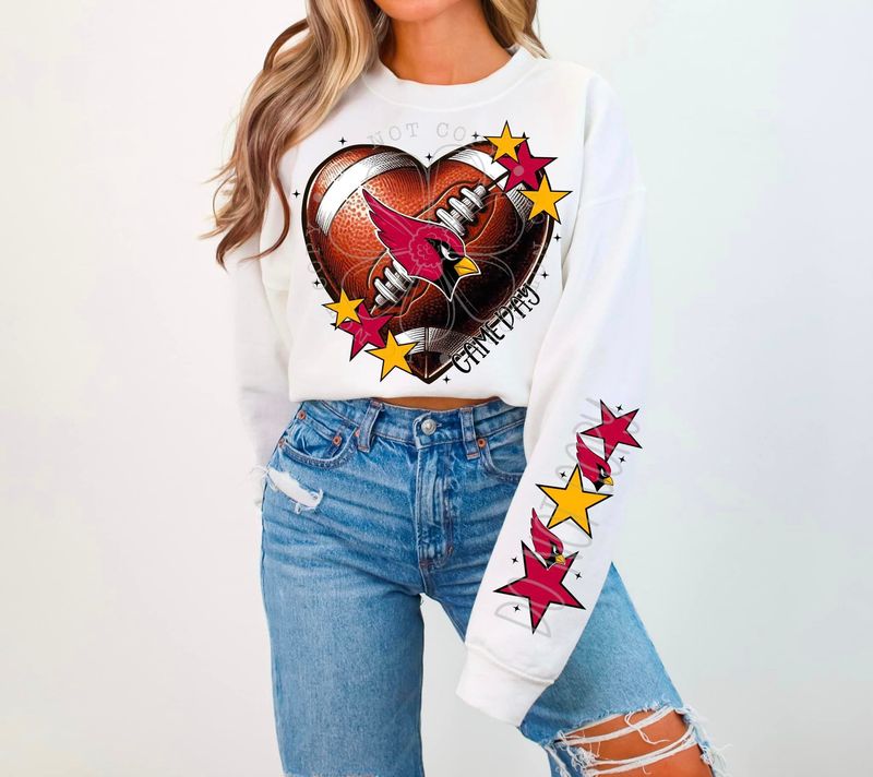 Cardinals football heart