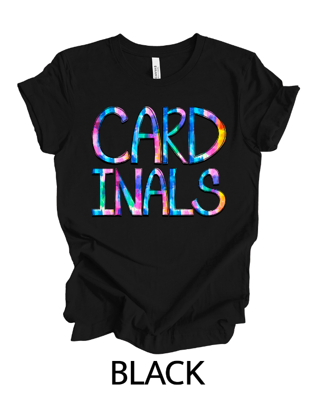 Cardinals colorful doodle