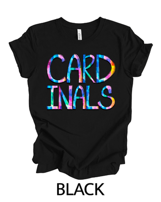 Cardinals colorful doodle