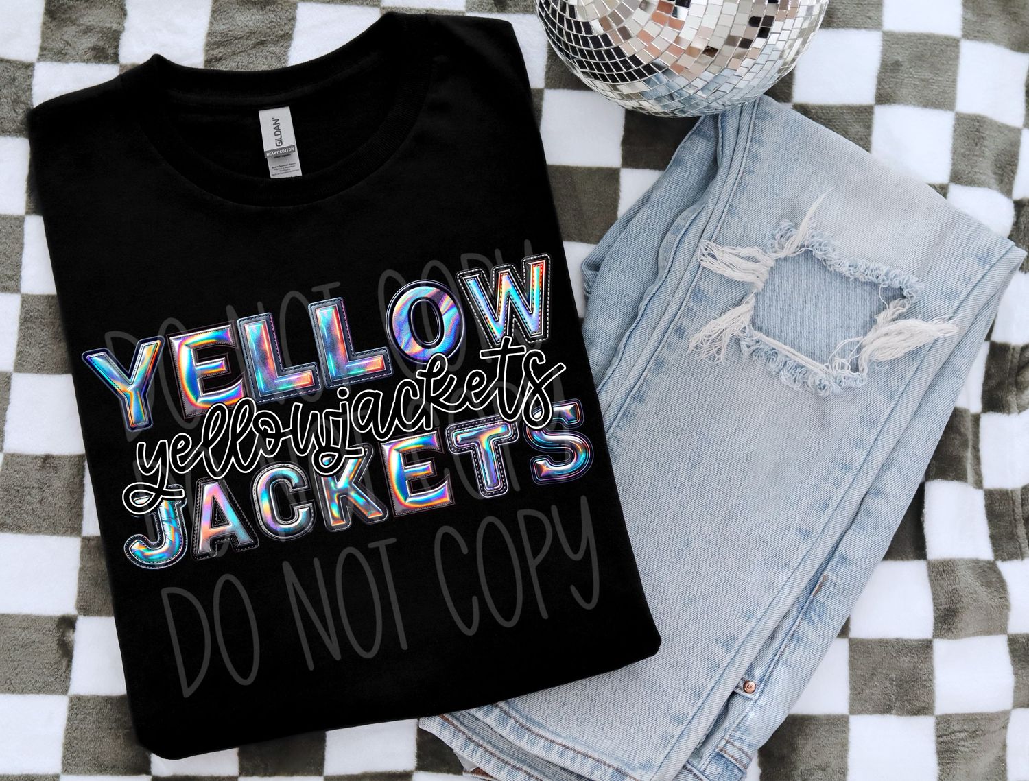 Yellow Jackets  halographic