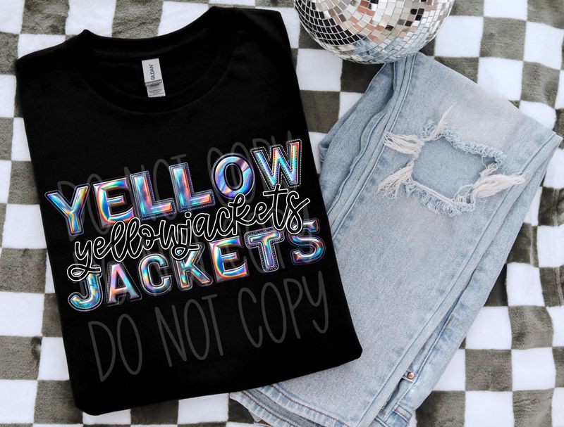 Yellow Jackets  halographic