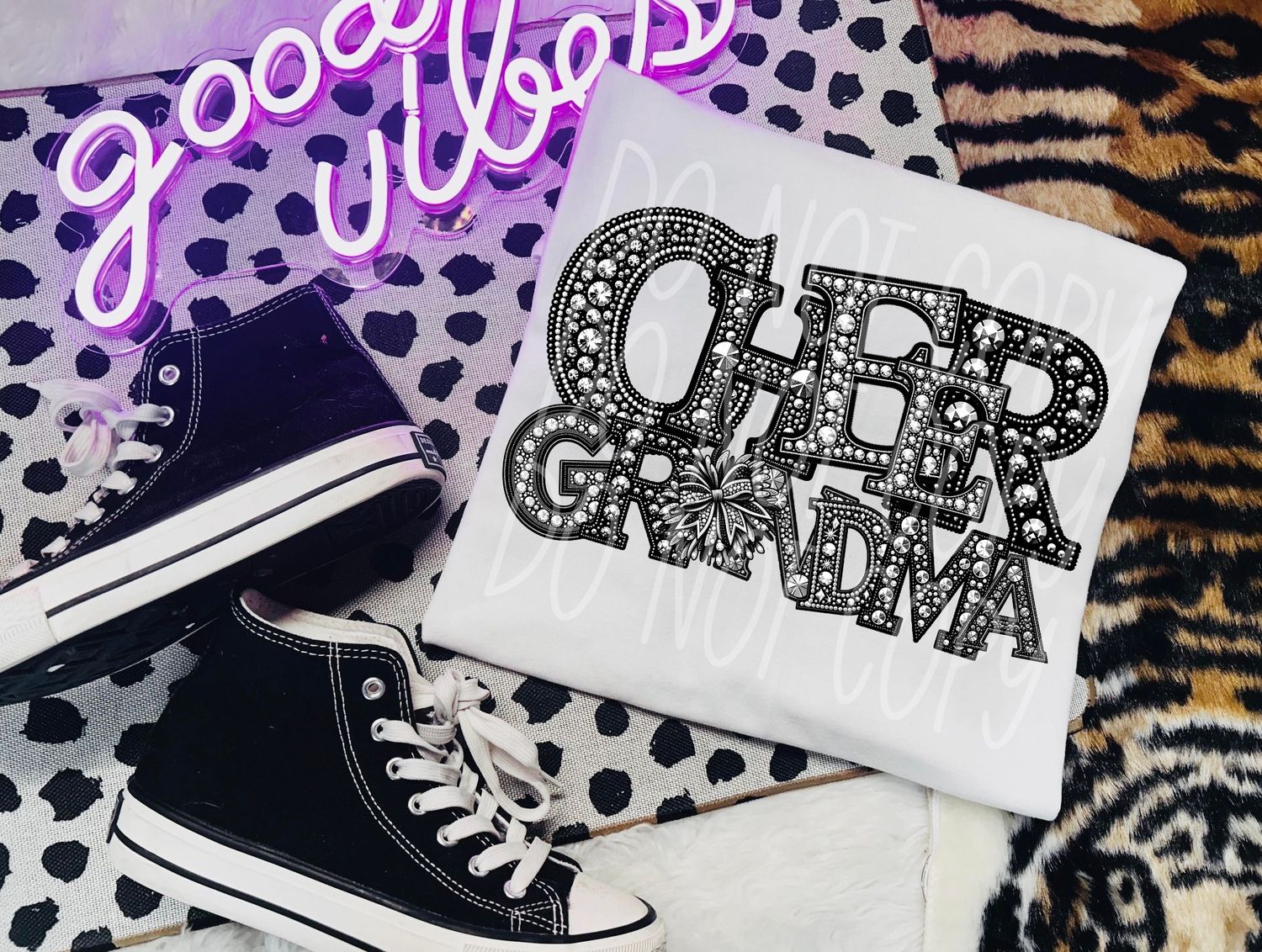 Cheer Grandma (faux) rhinestone
