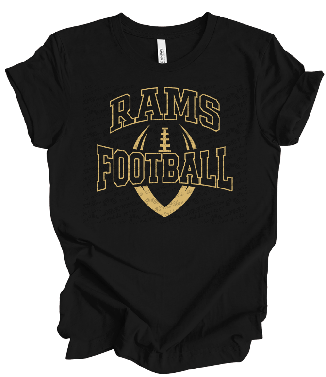 Rams football gold