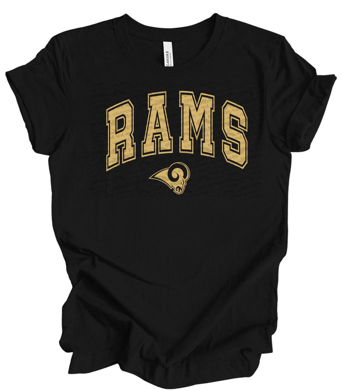 Gold Rams varsity with ram