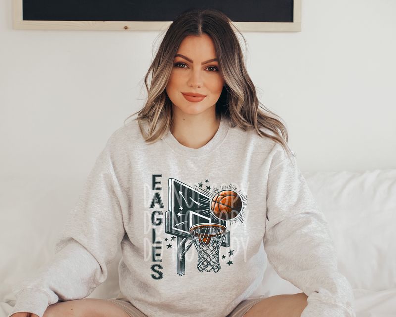 Basketball goal-Eagles