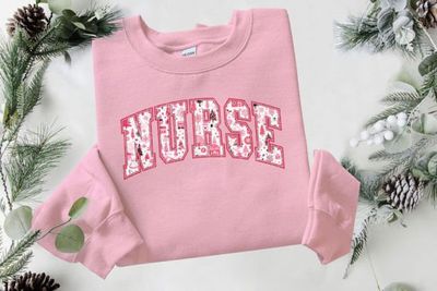 Nurse- pink Christmas