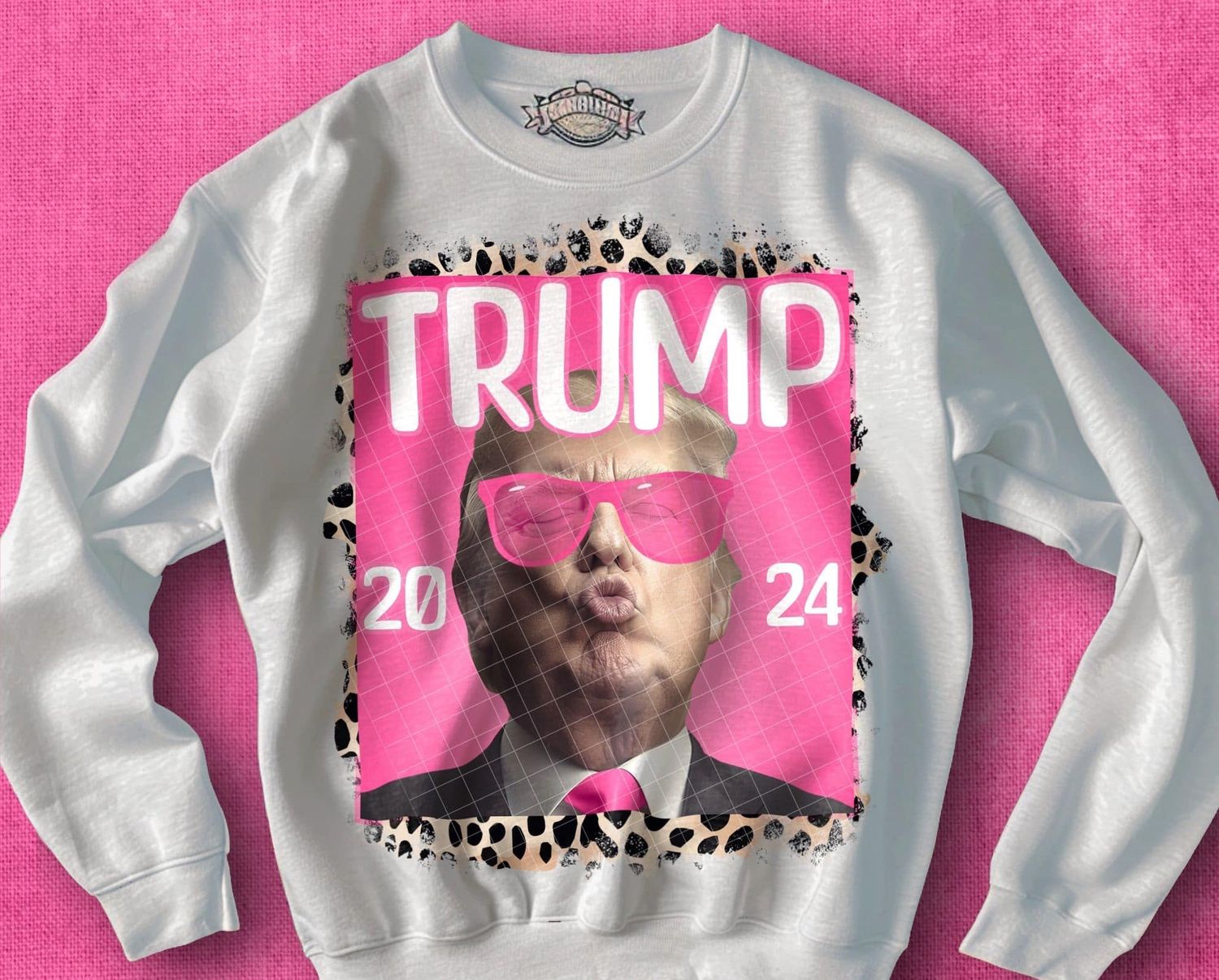Pink Trump glasses