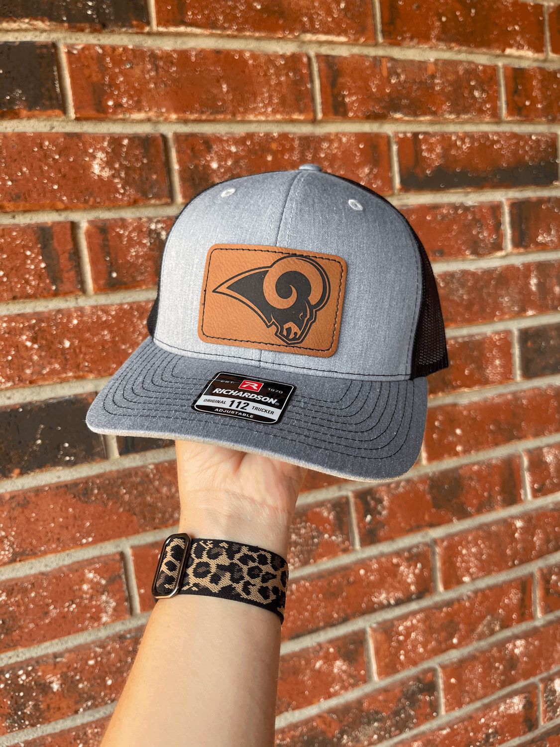 Ram patch hat-light brown