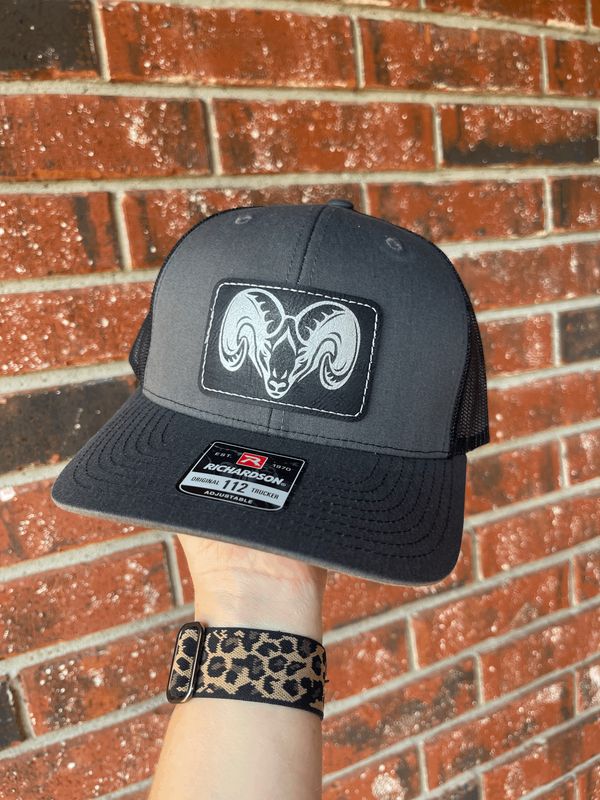 Ram patch hat-silver