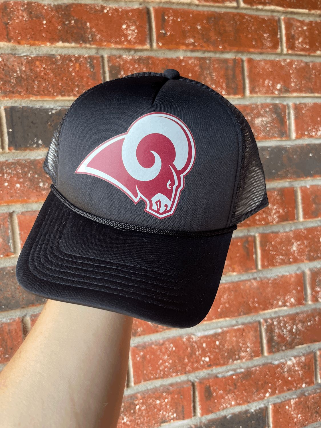 Trucker hat- ram head
