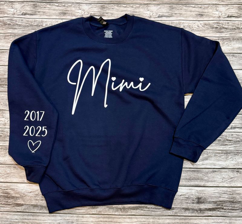 Personalized sweatshirts