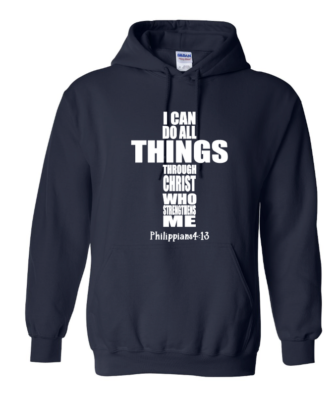I can do all things through christ which strengthen me cross shirt