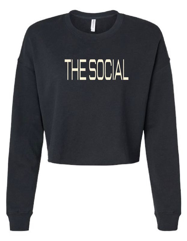 The social crop sweatshirt