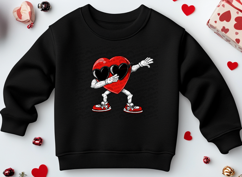 Dabbing heart shirt