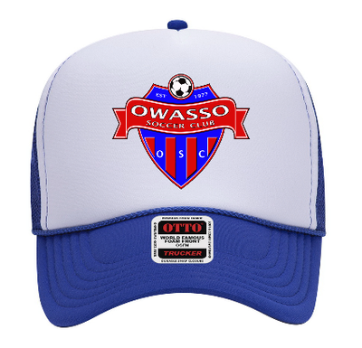 Owasso soccer club foam trucker hat