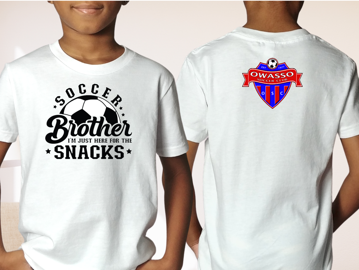 Soccer brother, I&#39;m just here for the snacks-  Owasso soccer club
