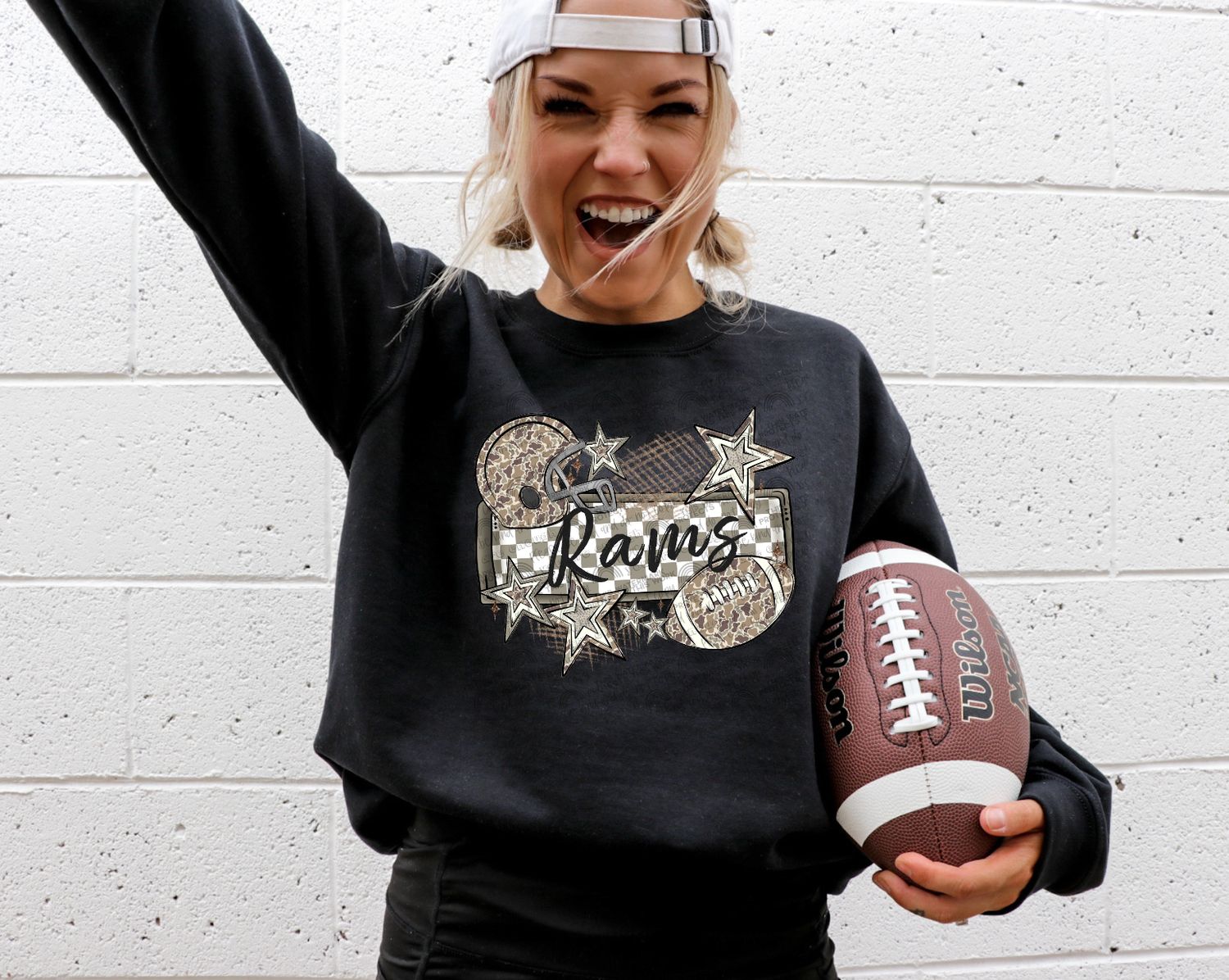 Rams camo football