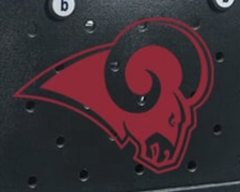 Large Black Rams bag