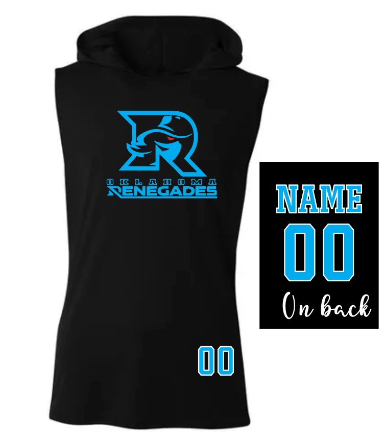Renegades baseball sleeveless hooded