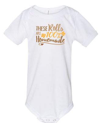 These rolls are 100% handmade onesie