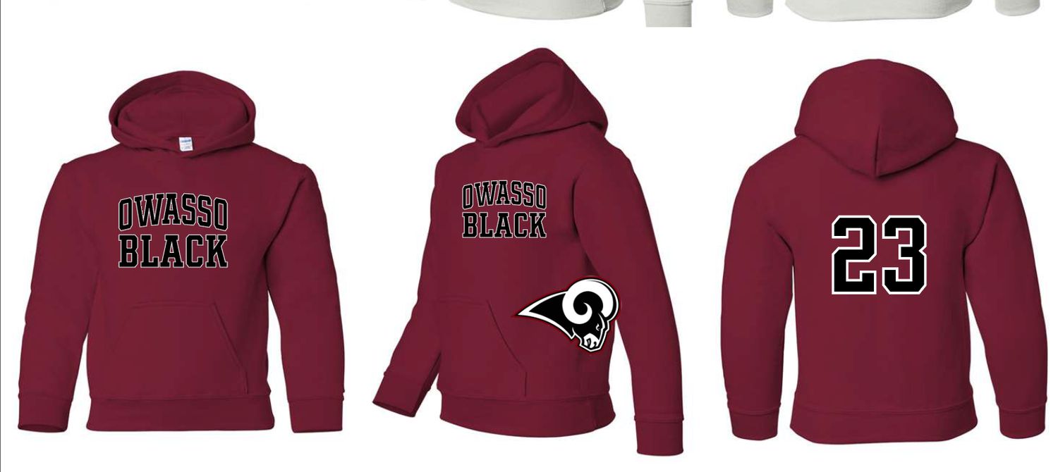 Owasso Black Hoodie