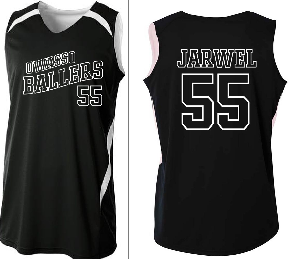 Owasso Ballers basketball jersey