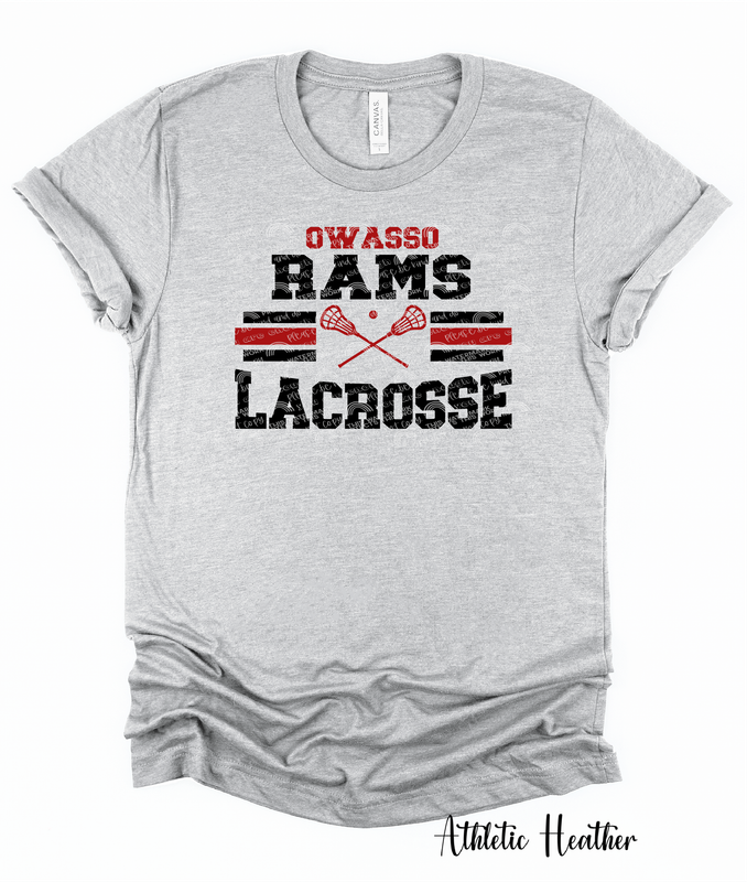 Owasso rams lacrosse shirt