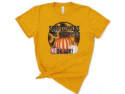 Sunflowers and Pumpkins oh my