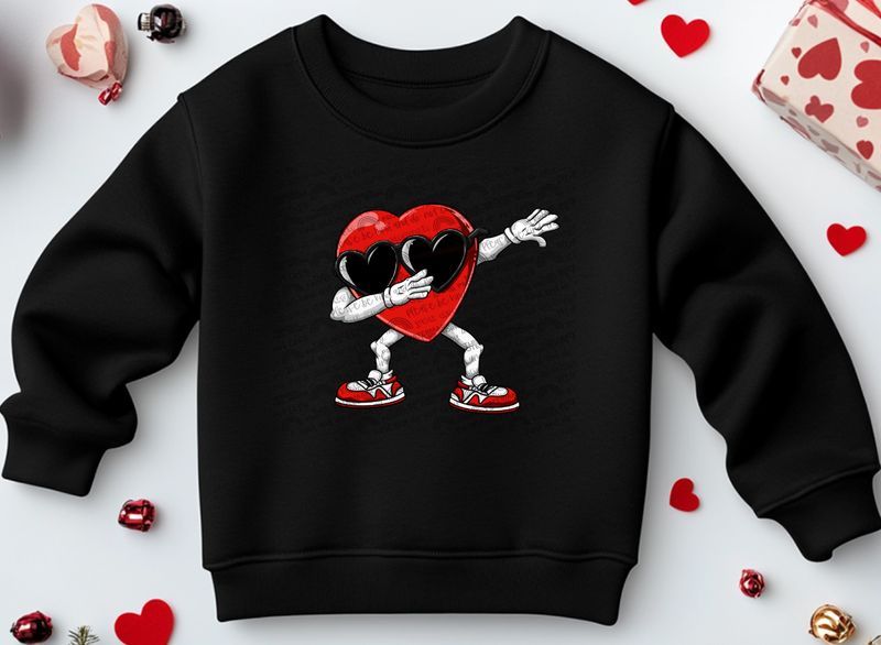 Dabbing heart shirt