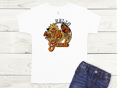 Sunflower hello grade shirts