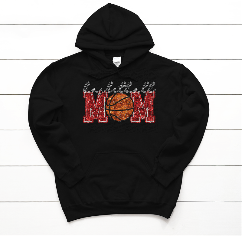 Basketball mom FAUX sequin