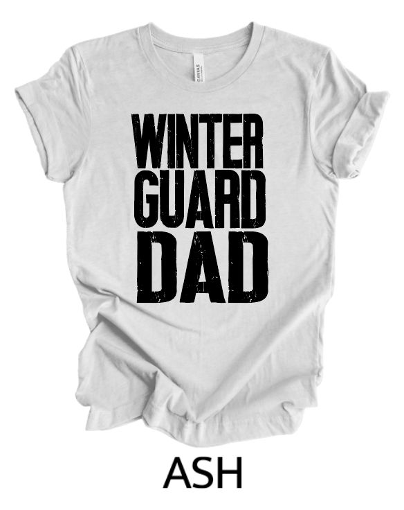 Winter Guard dad distressed
