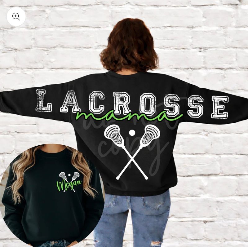 Lacrosse (across the back)