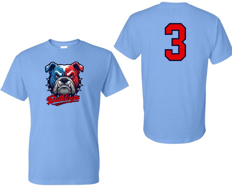 Bulldogs red white &amp; blue