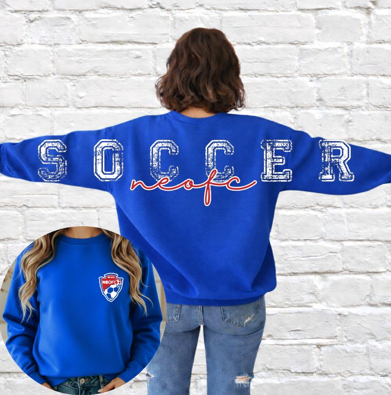 NEOFC Soccer (across the back)