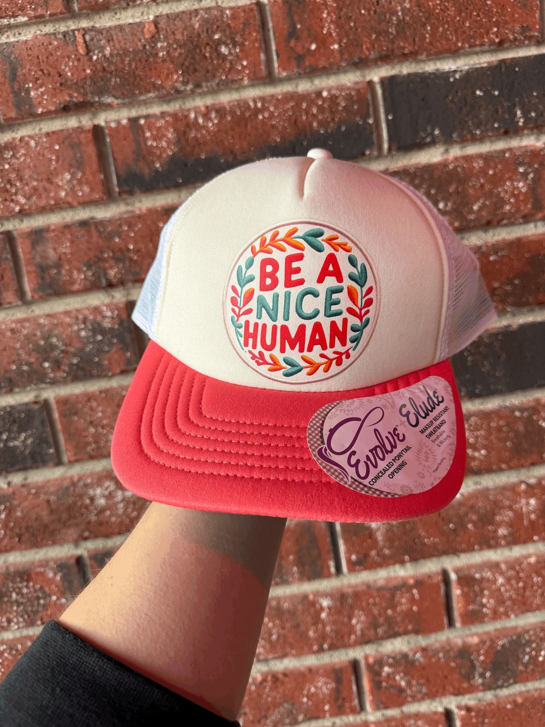 Be a nice human hat