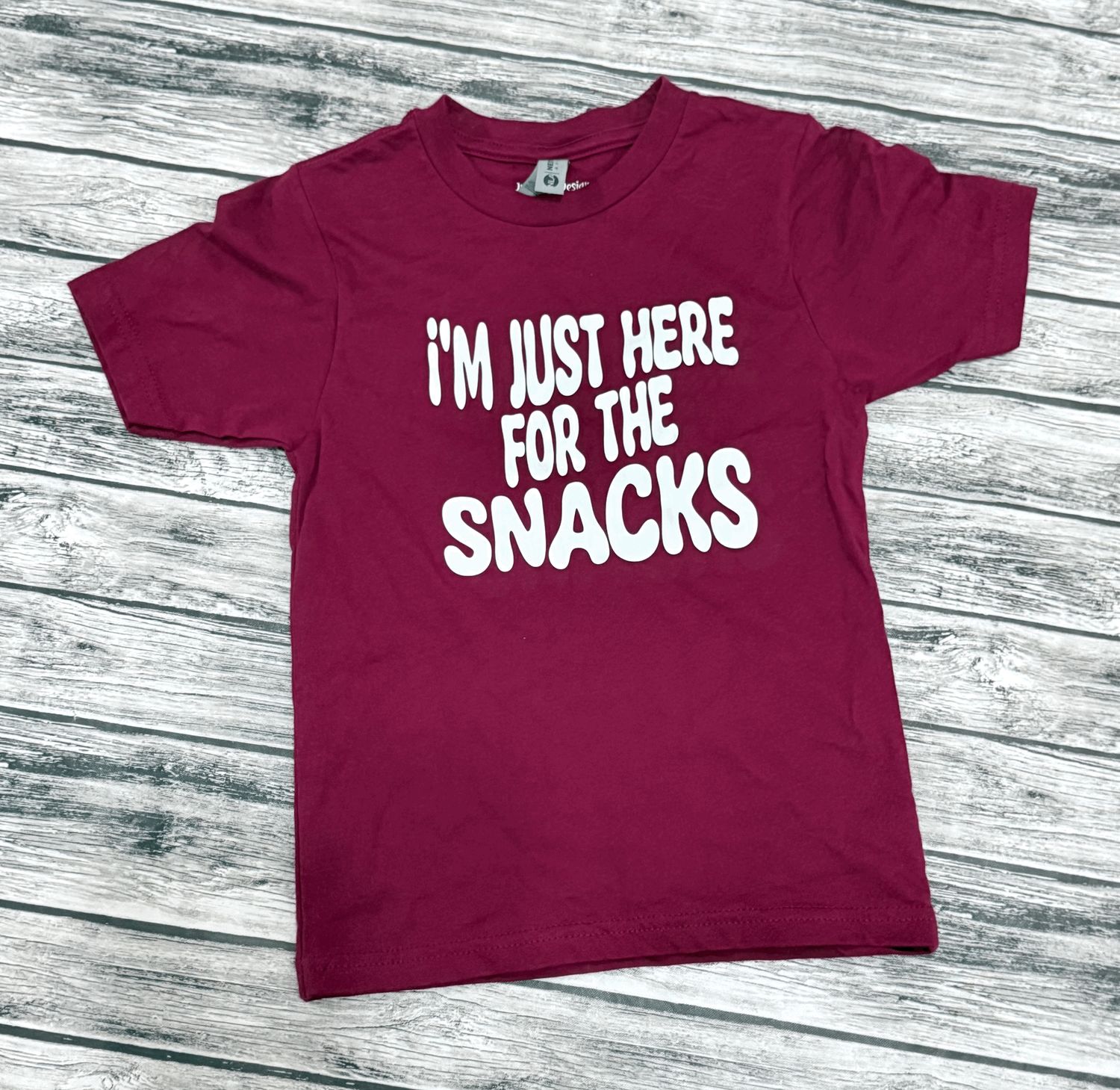 I'm just here for the snacks- 4/5T