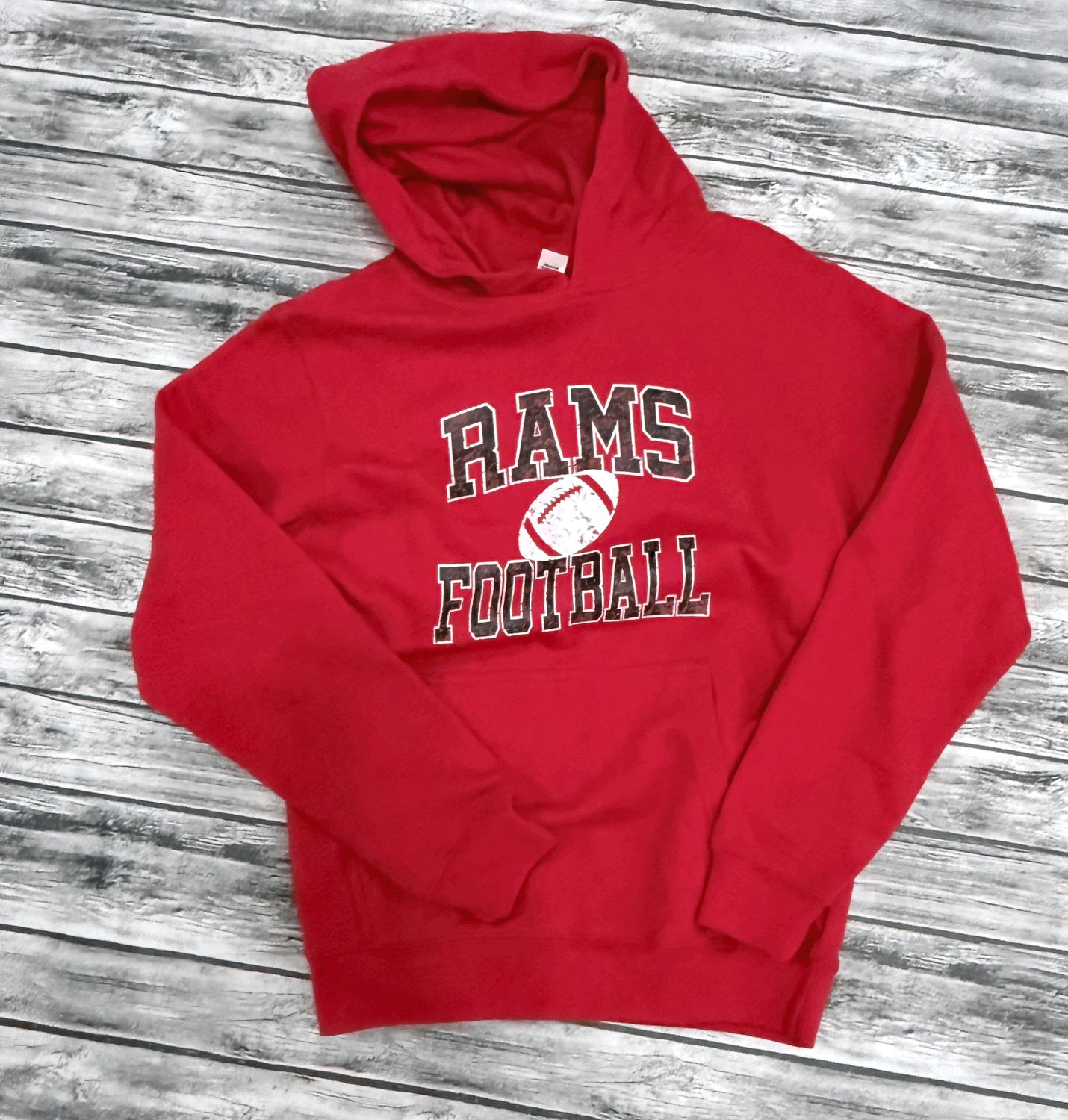 Rams football Hoodie- Youth medium